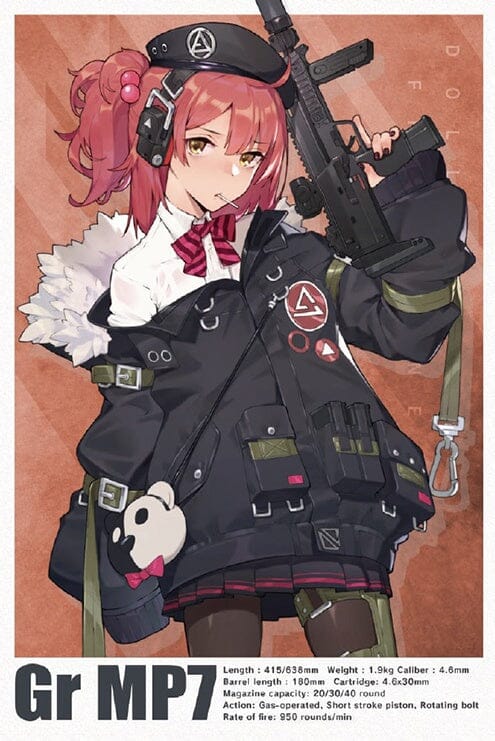 TomyTec Little Armory 1/12 LADF17 Dolls Frontline Gr MP7 Type Personal Defense Weapon - Image 8
