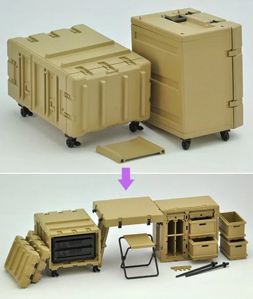 TomyTec Little Armory 1/12 LD039 Field Desk A2 - Image 3