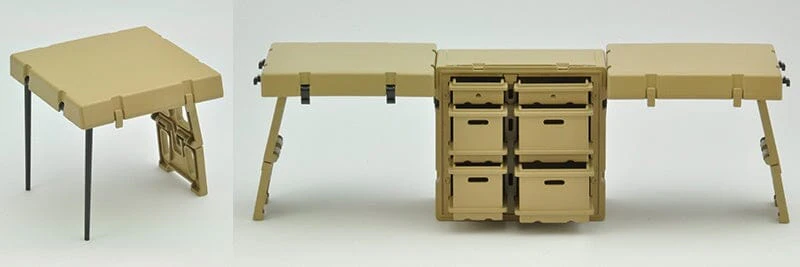TomyTec Little Armory 1/12 LD039 Field Desk A2 - Image 9