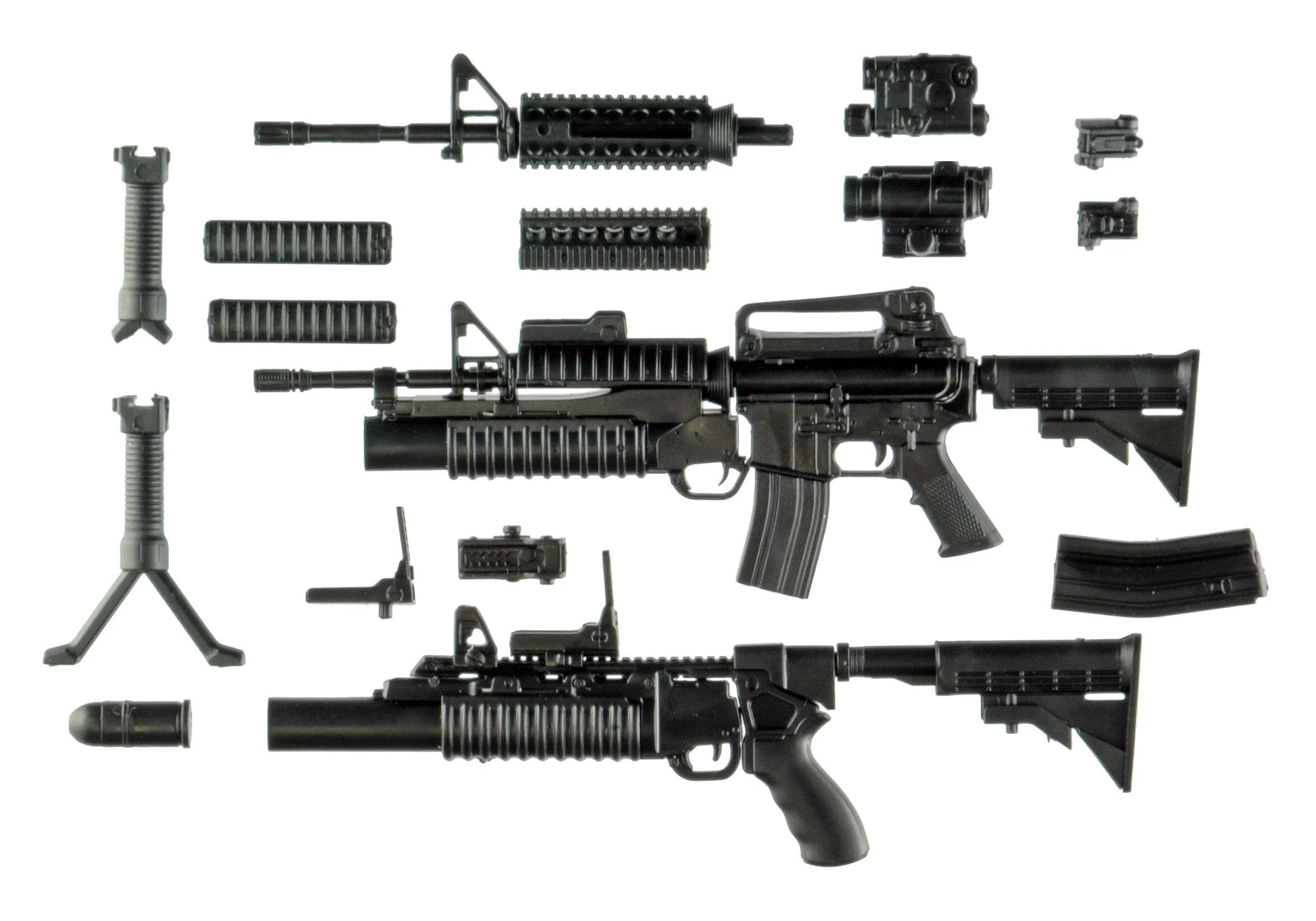 TomyTec Little Armory 1/12 LA100 M4A1 & M203 Type 2.0 Carbine - Image 2