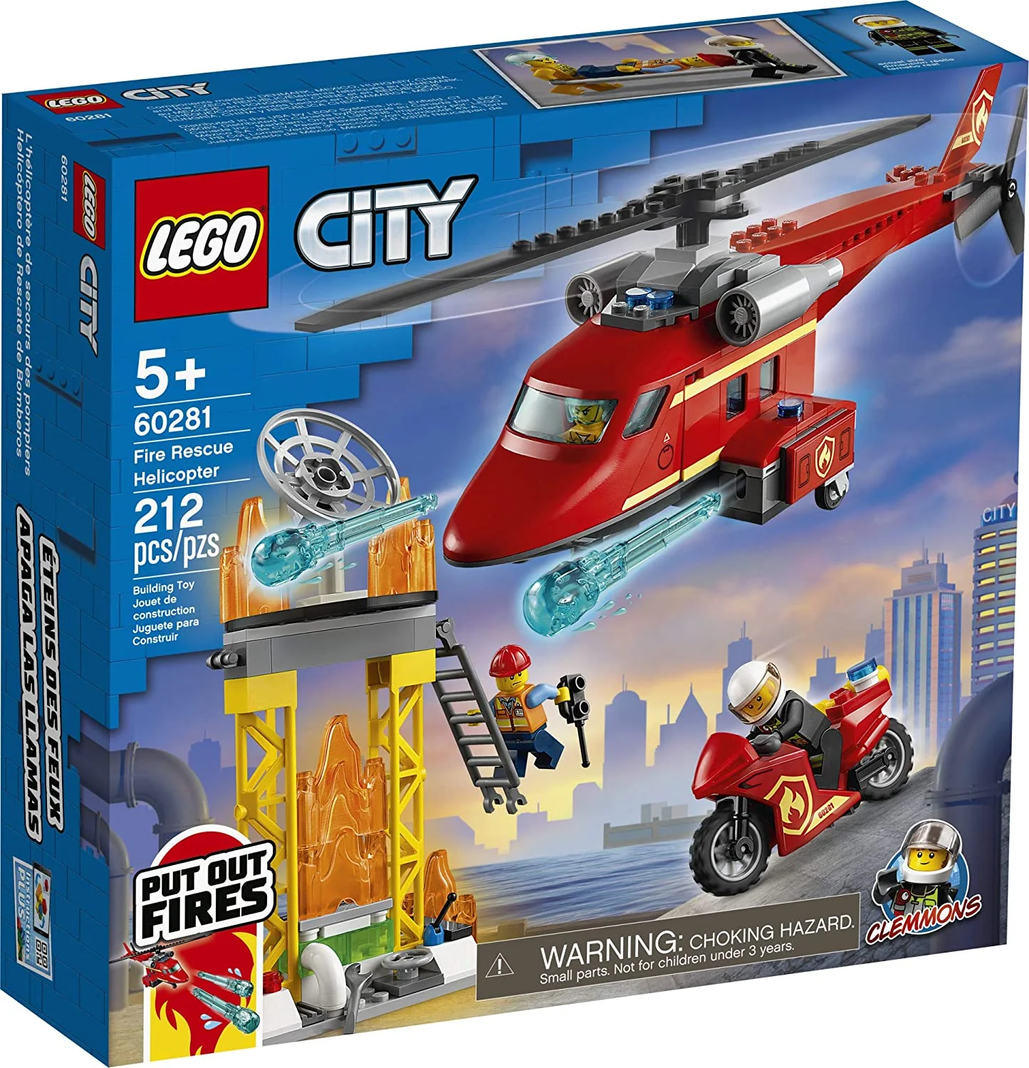 60281 Fire Rescue Helicopter Lego City Building set - Image 2