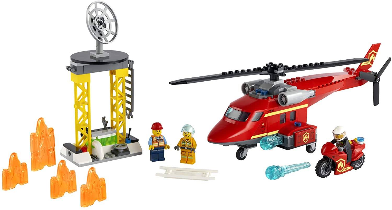 60281 Fire Rescue Helicopter Lego City Building set - Image 3