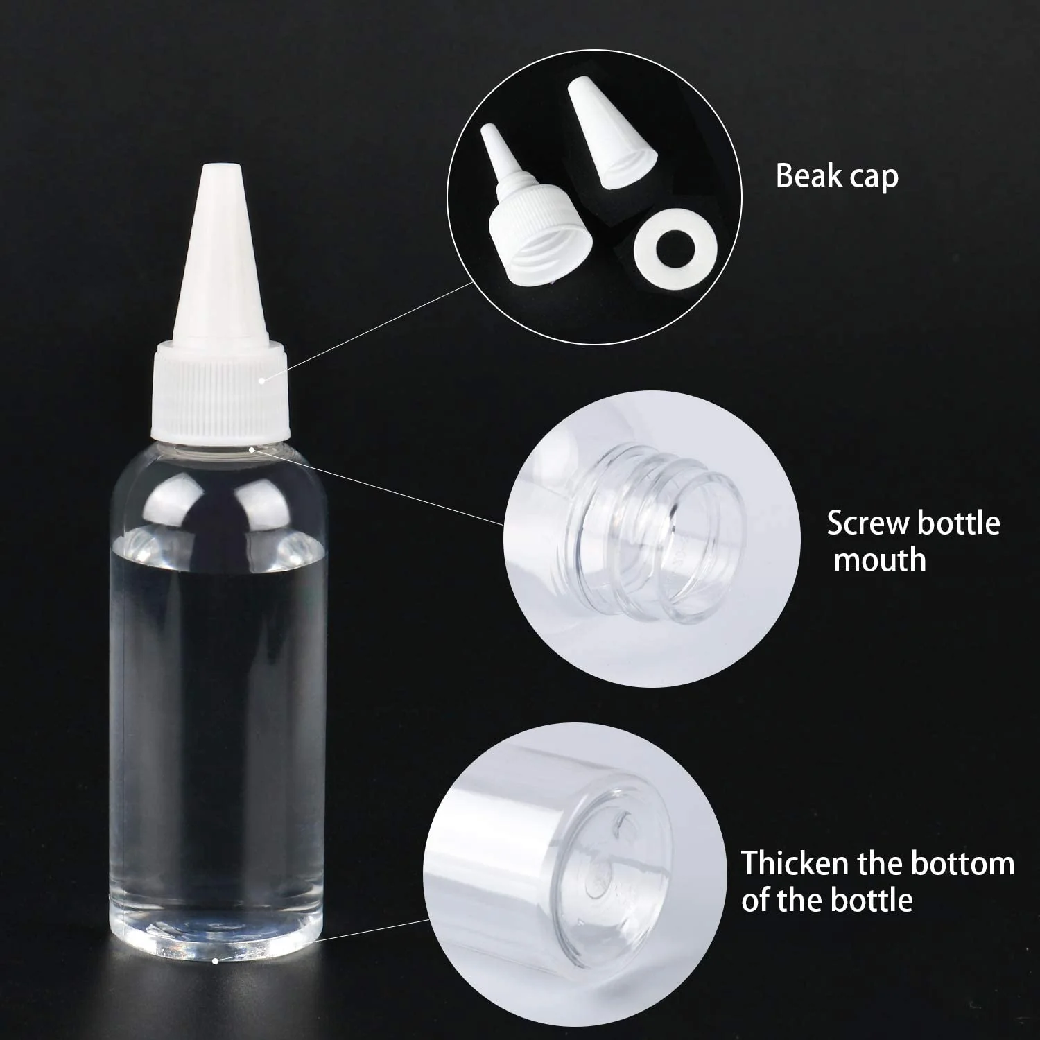 60ml Plastic Bottle for Paint - Image 3