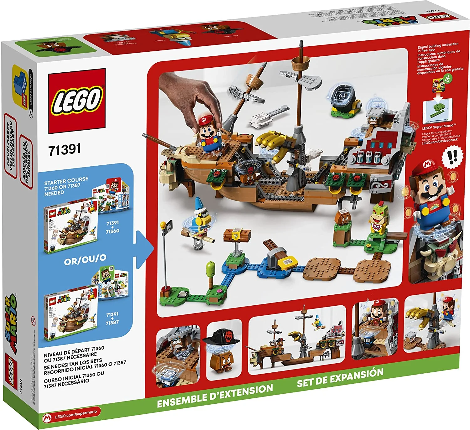 71391 Bowser’s Airship Expansion Set - Image 4