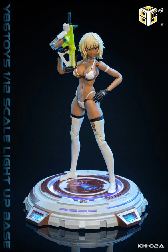 Light-Up 1/12 Scale DX Display Base (White) - Image 10