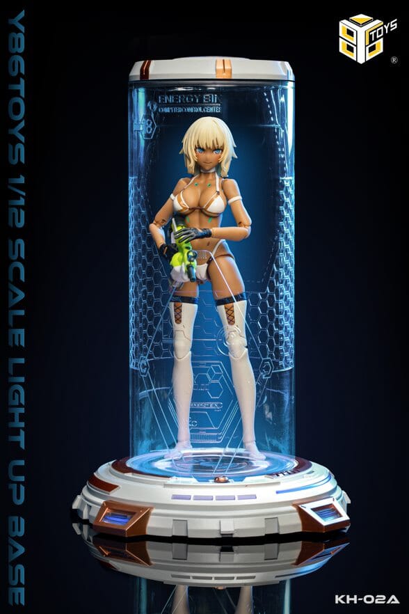 Light-Up 1/12 Scale DX Display Base (White) - Image 5