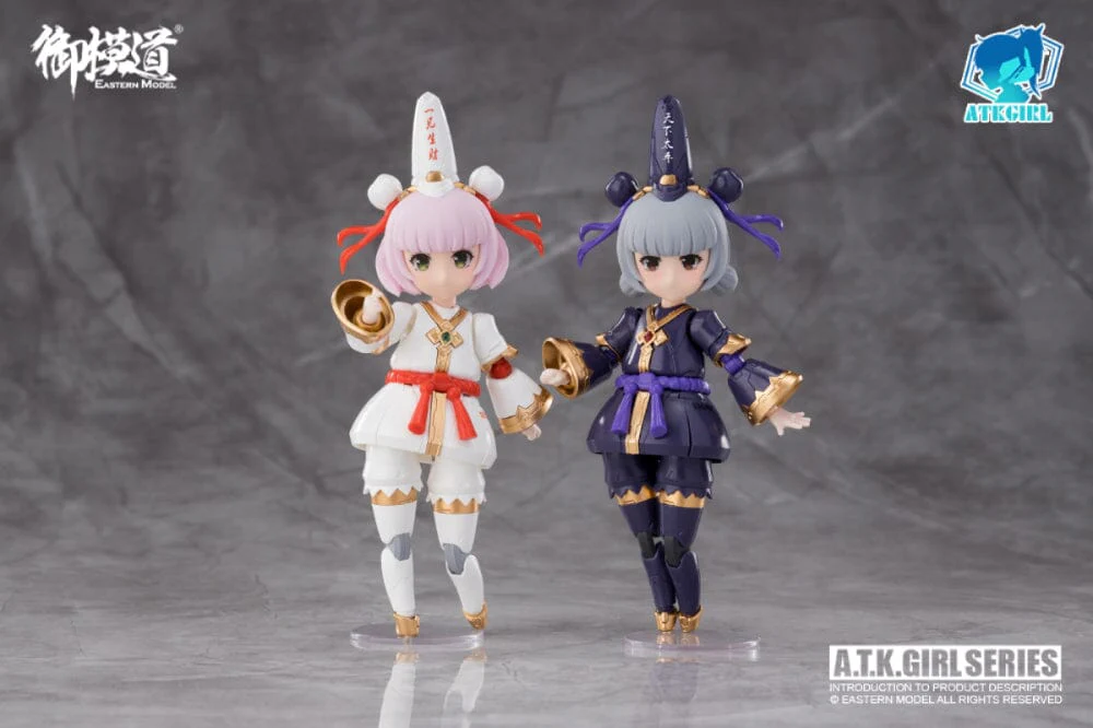 A.T.K. Girl Black and White Impermanence Set of 2 Figures (Collection Card Ver.) 1/12 Scale Model Kit - Image 19