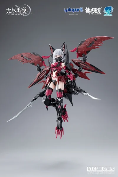 A.T.K. Girl Endless Night Vampire Camilla (Collection Card Ver.) 1/12 Scale Model Kit - Image 7