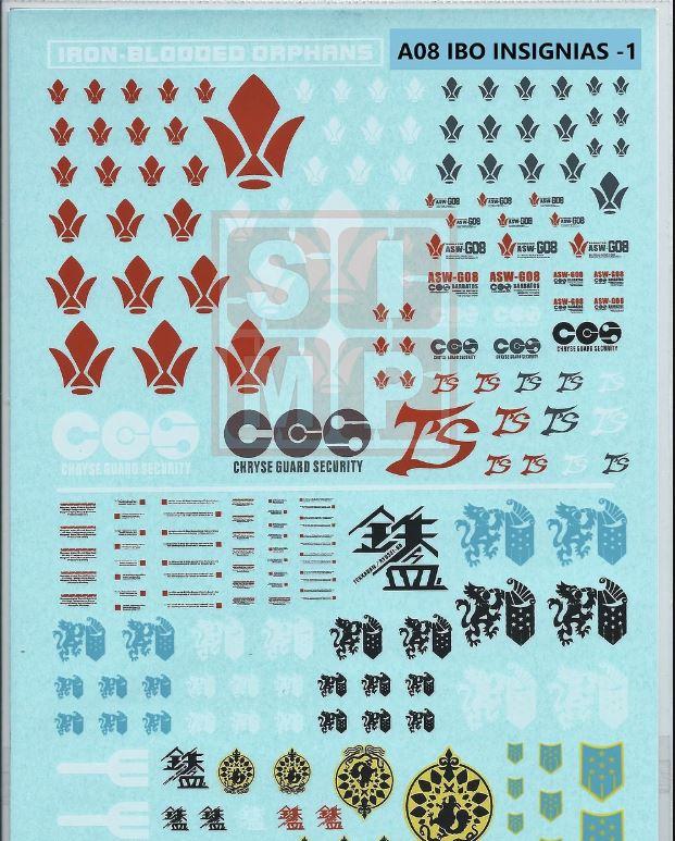 A08 General Design Water Decal Iron Blooded Orphan-1