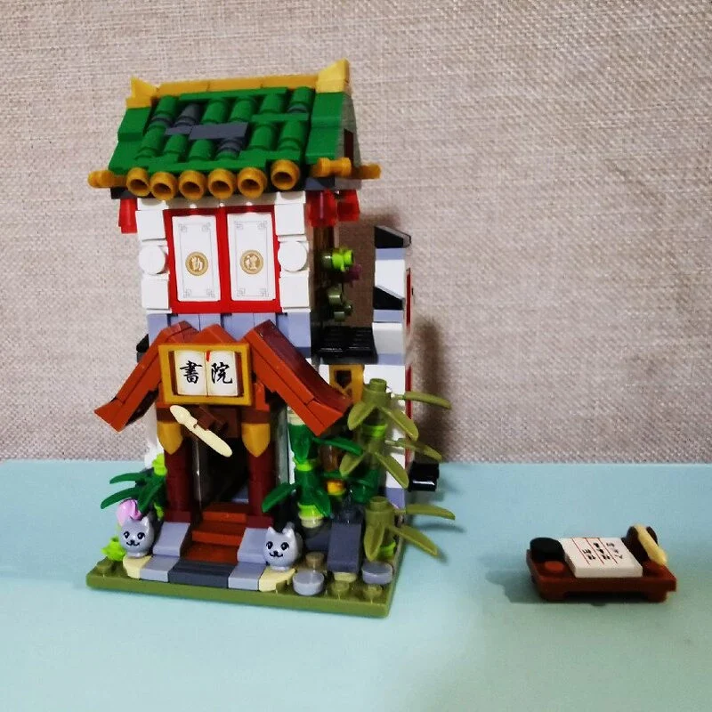 LOZ Mini Street 1735 Academy School Chinatown - Image 6