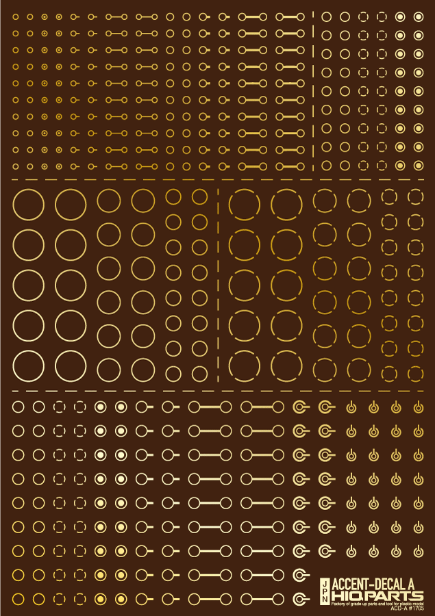 Accents Decal A Gold(1pc) - Image 4