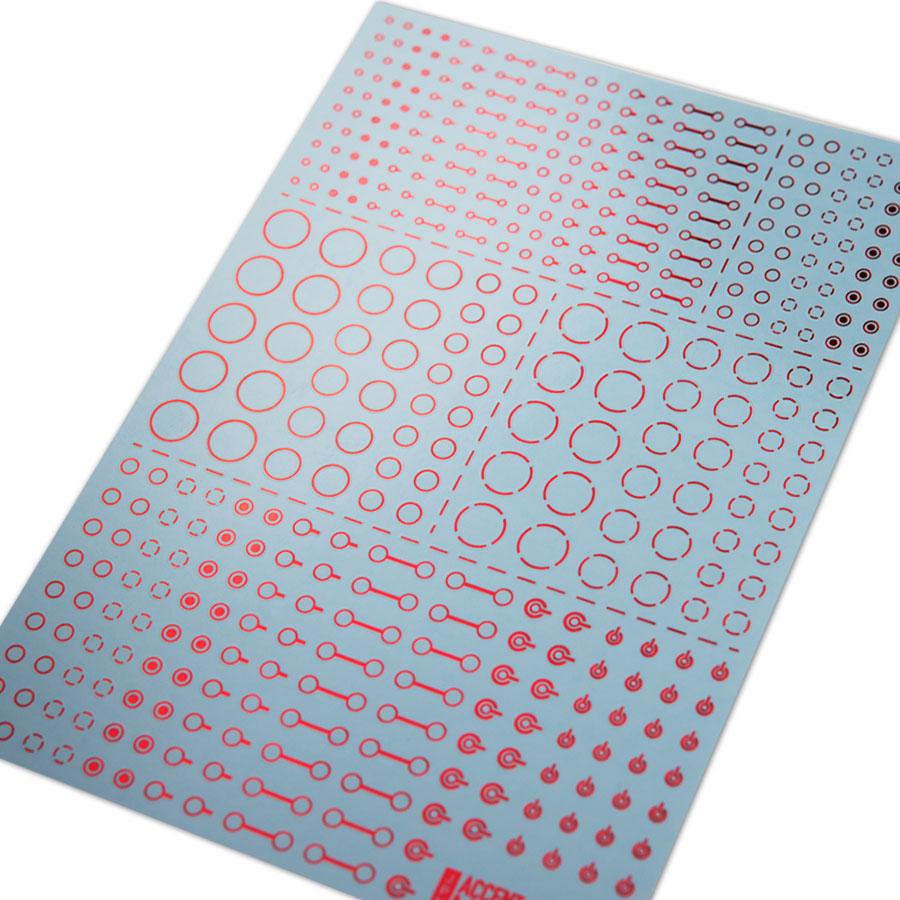 Accent Decal A Foil Red(1pc) - Image 2