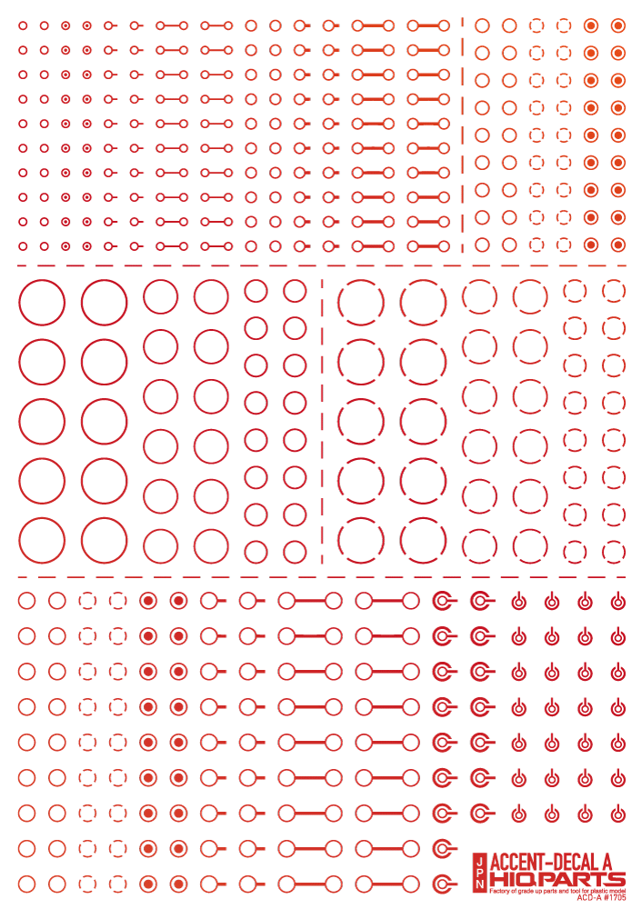 Accent Decal A Foil Red(1pc) - Image 4