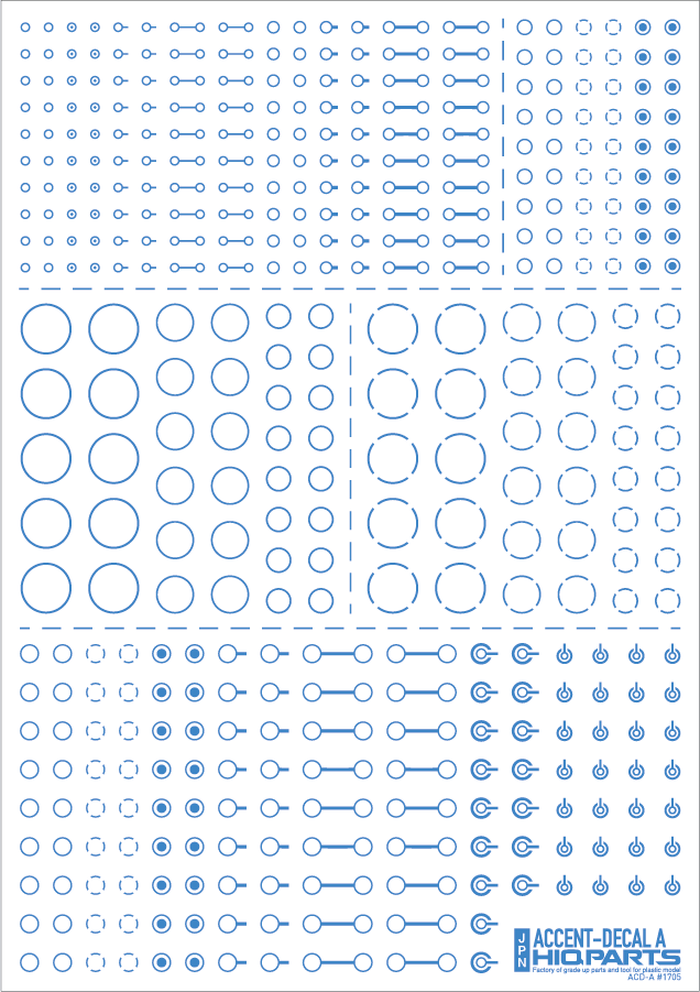 Accents Decal A Indigo Blue(1pc) - Image 2