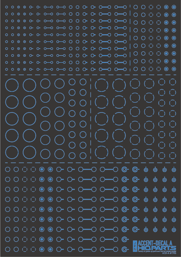 Accents Decal A Indigo Blue(1pc) - Image 3