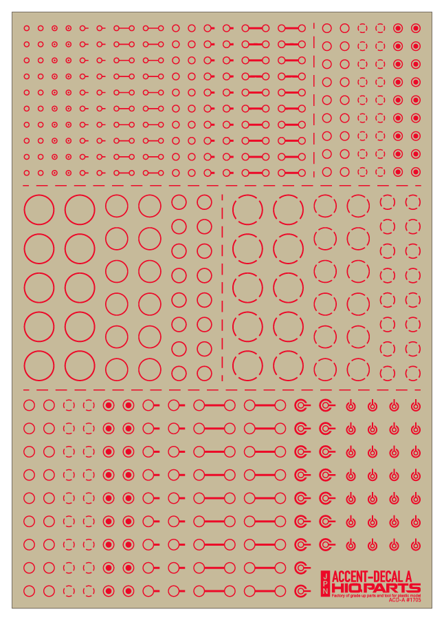 Accents Decal A Red(1pc) - Image 2