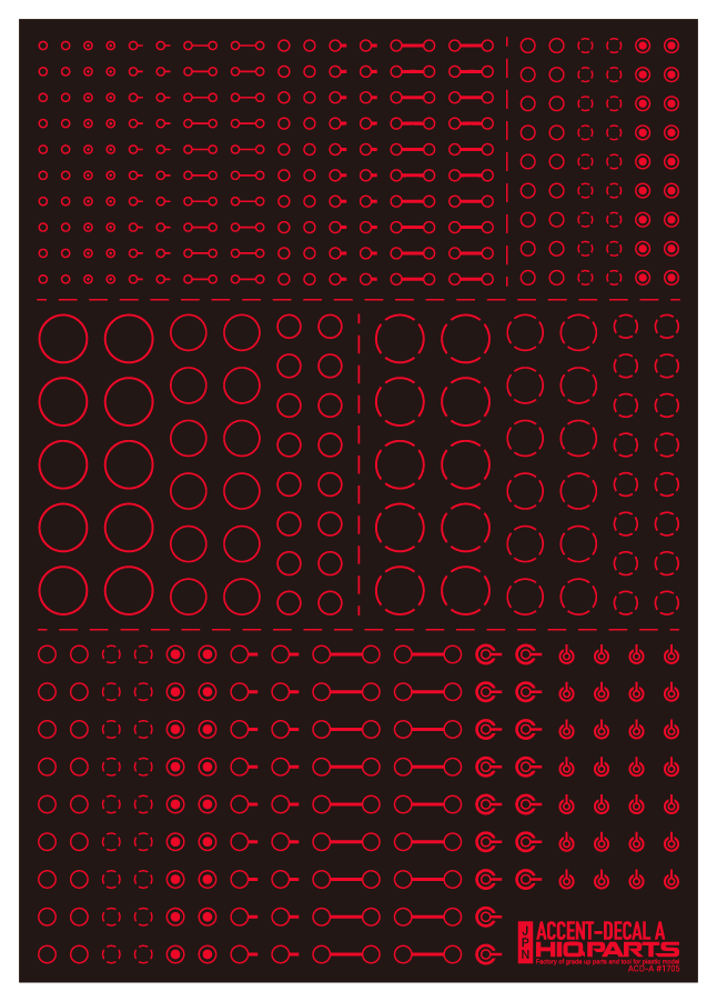 Accents Decal A Red(1pc) - Image 3