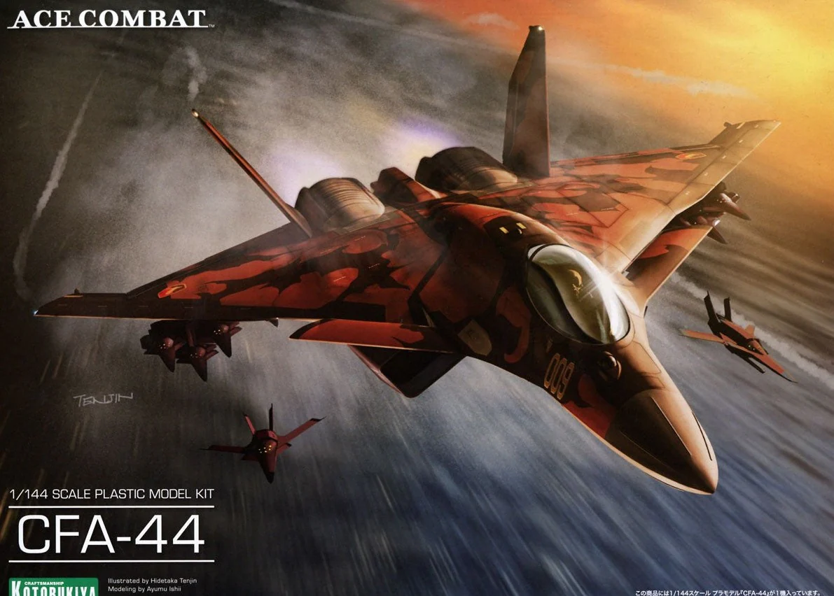 Ace Combat 7: Skies Unknown CFA-44 1/144 Scale Model Kit - Image 2