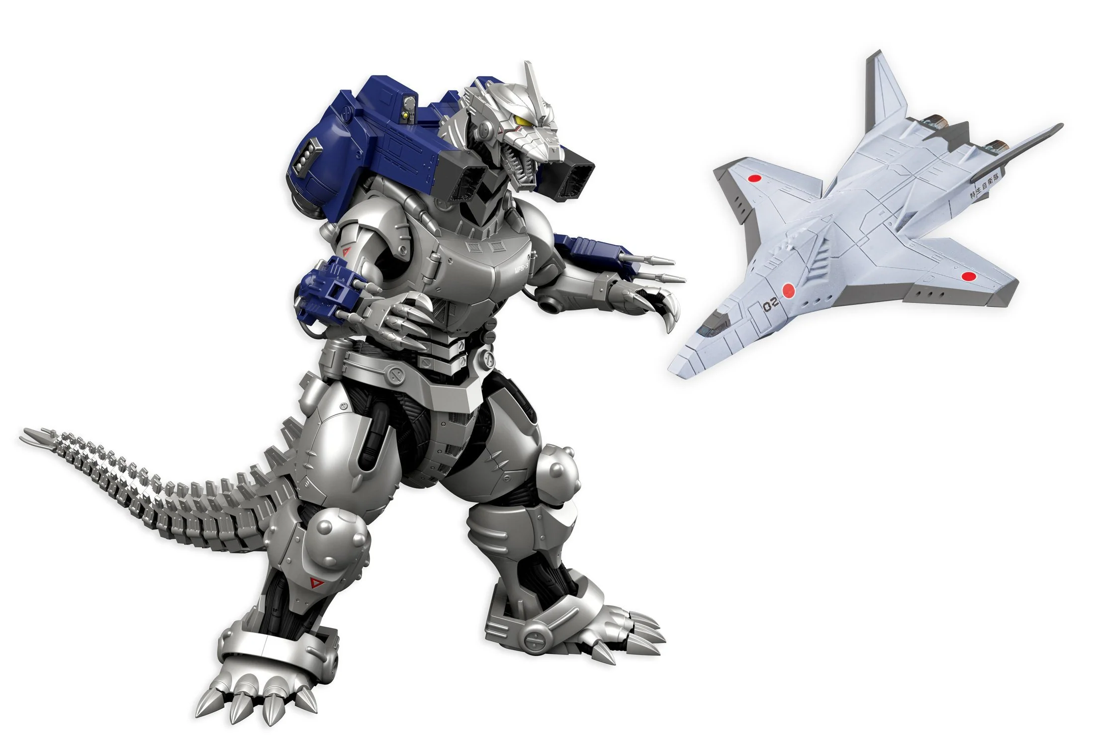 ACKS GODZILLA AGAINST MECHAGODZILLA MODEL KIT: MFS-3 3-KIRYU WITH SHIRASAGI FULL COMPLETE VER. - Image 3