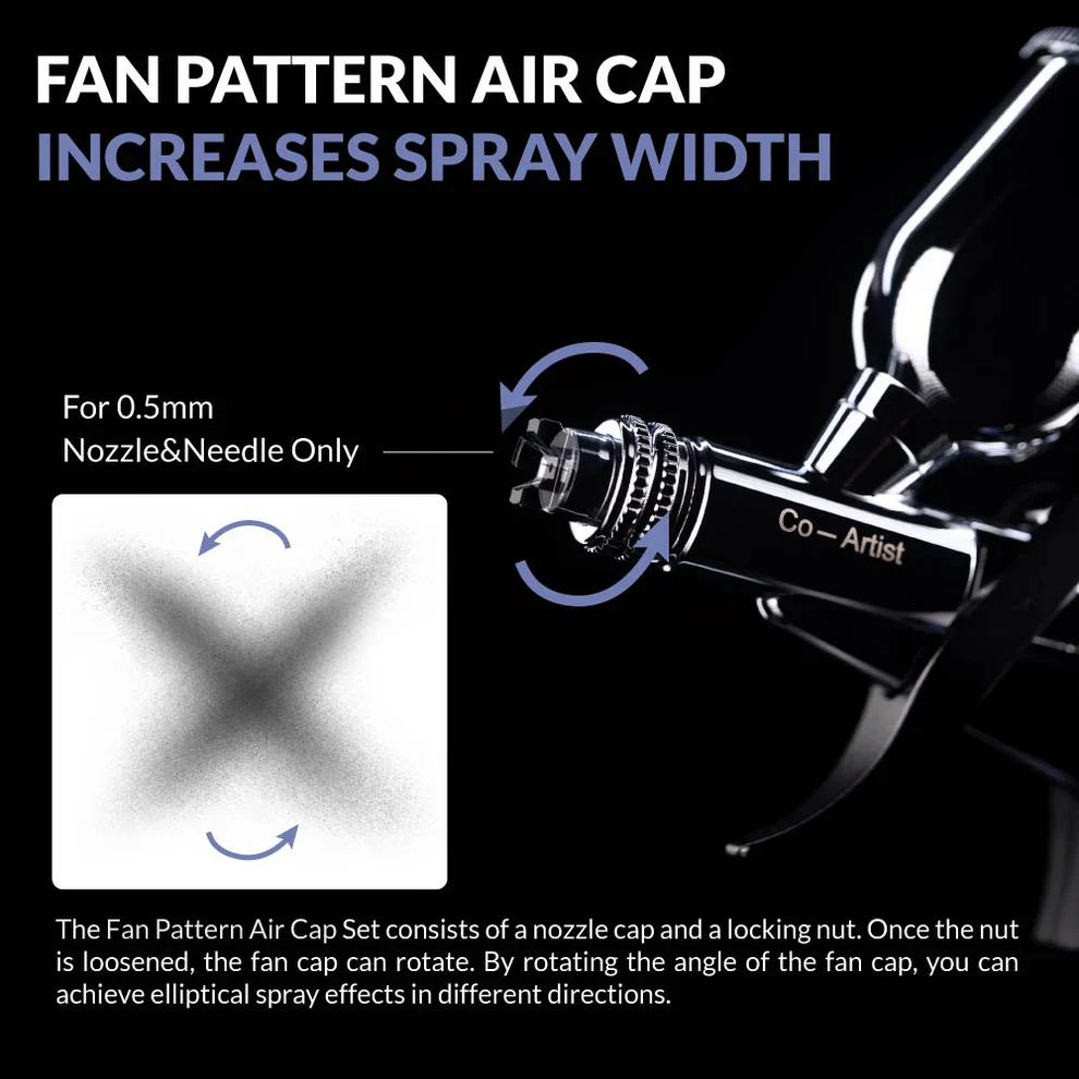 Gaahleri Airbrush Fan Cap for Swallowtail - Image 3