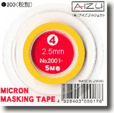 Aizu 2.5mm x 5m Micron Masking Tape 2001-5