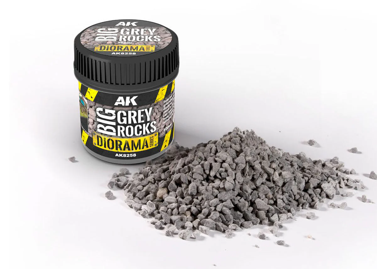 AK Interactive 1/35 Big Grey Rocks / Small Railroad Ballast