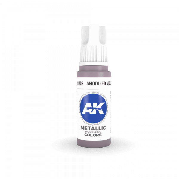 AK Interactive 3rd Gen Acrylic Anodized Violet 17ml - Image 2