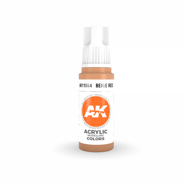 AK Interactive 3rd Gen Acrylic Beige Red 17ml - Image 2