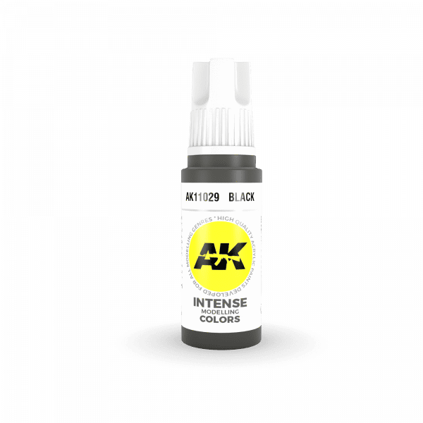 AK Interactive 3rd Gen Acrylic Black 17ml - Image 2