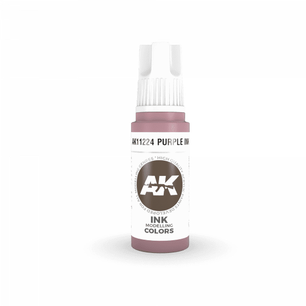 AK Interactive 3rd Gen Acrylic Cardinal Violet INK 17ml - Image 2