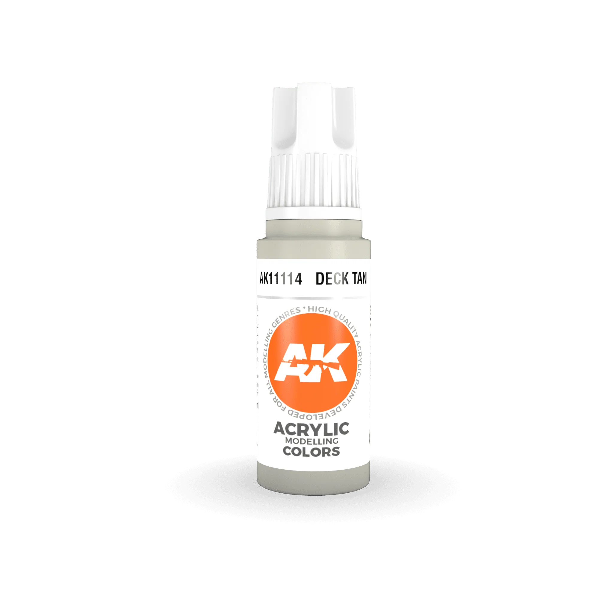 AK Interactive 3rd Gen Acrylic Deck Tan 17ml - Image 2