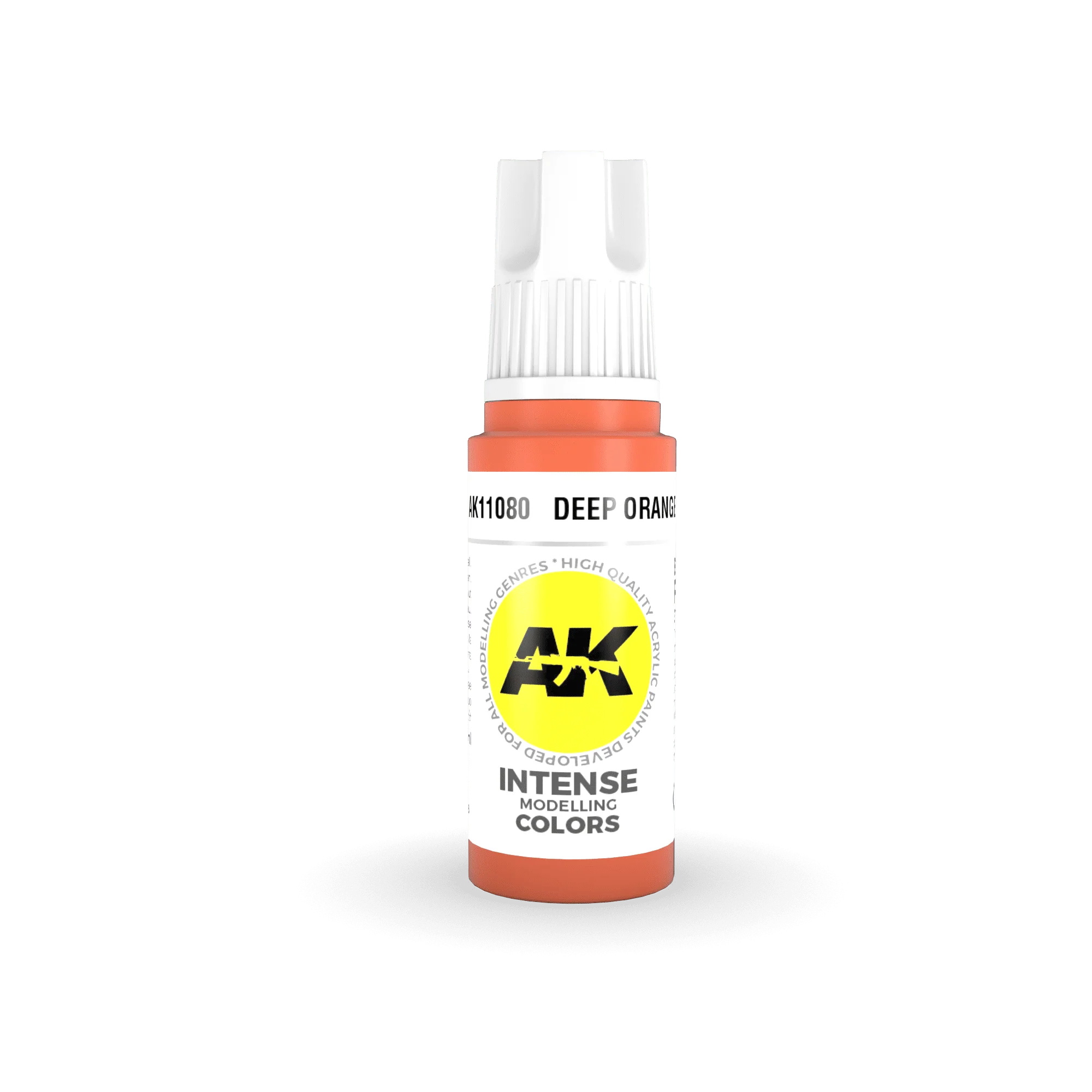AK Interactive Deep Orange 3G Acrylic Paint 17ml Bottle - Image 2