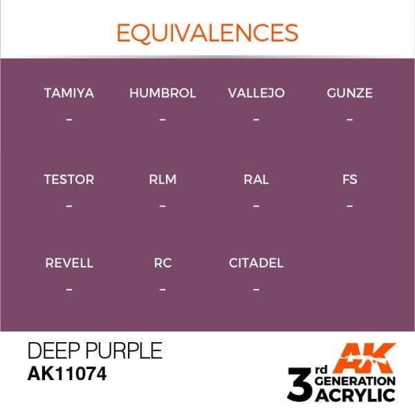 AK Interactive 3rd Gen Acrylic Deep Purple 17ml - Image 3