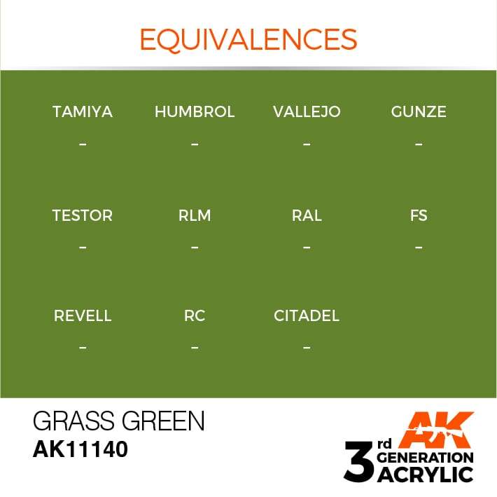 AK Interactive Grass Green 3G Acrylic Paint 17ml Bottle - Image 3