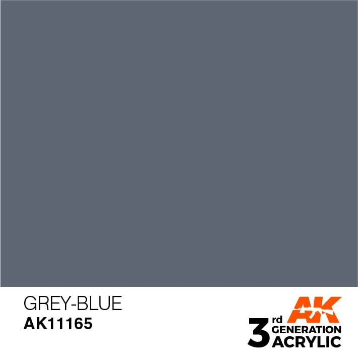 AK Interactive 3rd Gen Acrylic Grey-Blue 17ml