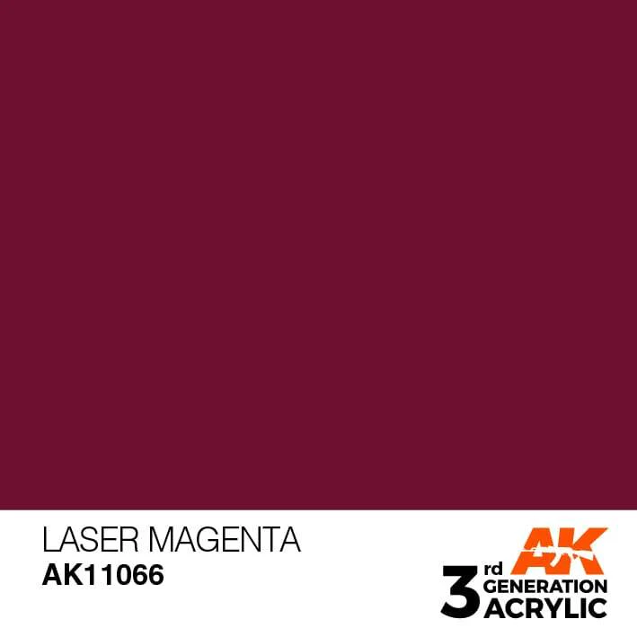 AK Interactive 3rd Gen Acrylic Laser Pink 17ml