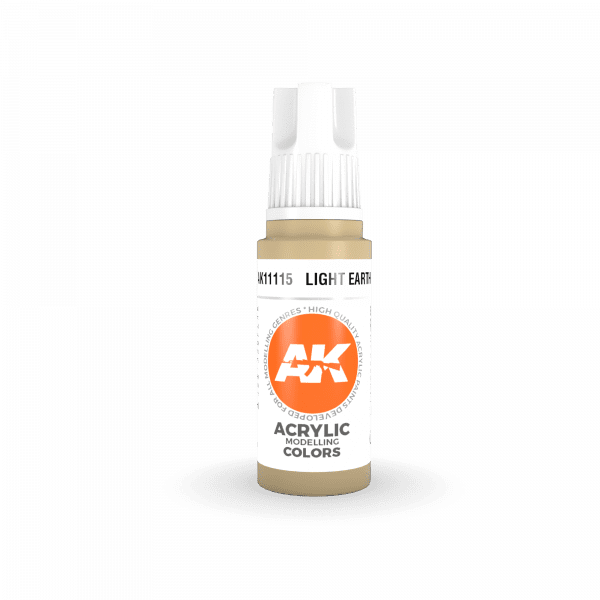 AK Interactive Light Earth 3G Acrylic Paint 17ml Bottle - Image 2