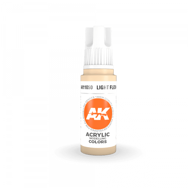 AK Interactive 3rd Gen Acrylic Light Flesh 17ml - Image 2