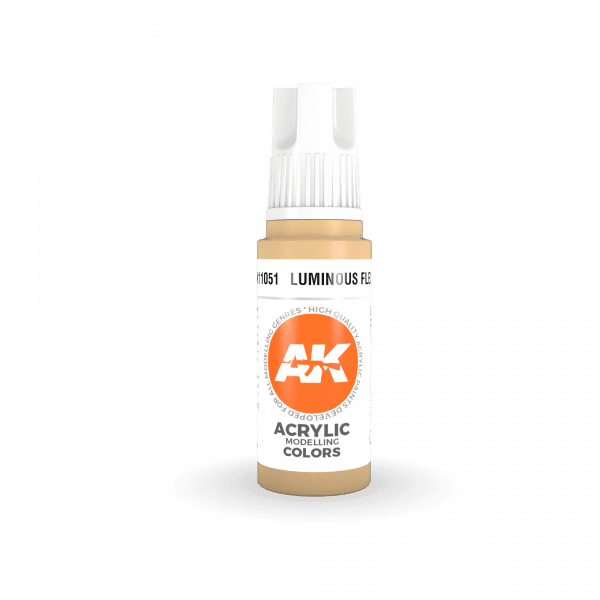 AK Interactive Luminous Flesh 3G Acrylic Paint 17ml Bottle - Image 2