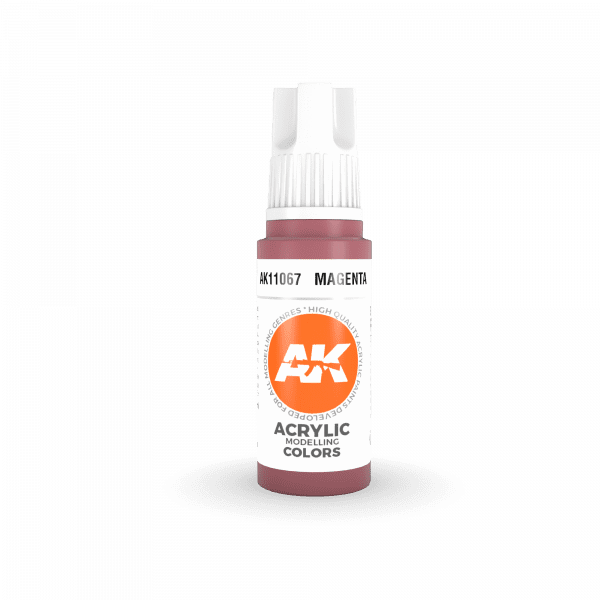 AK Interactive Magenta 3G Acrylic Paint 17ml Bottle - Image 2