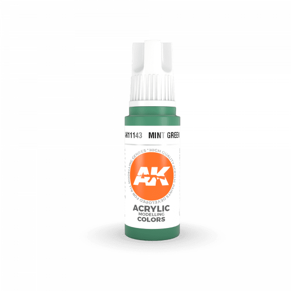 AK Interactive 3rd Gen Acrylic Mint Green 17ml - Image 2