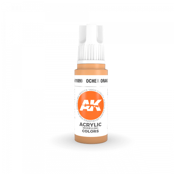 AK Interactive 3rd Gen Acrylic Ocher Orange 17ml - Image 2