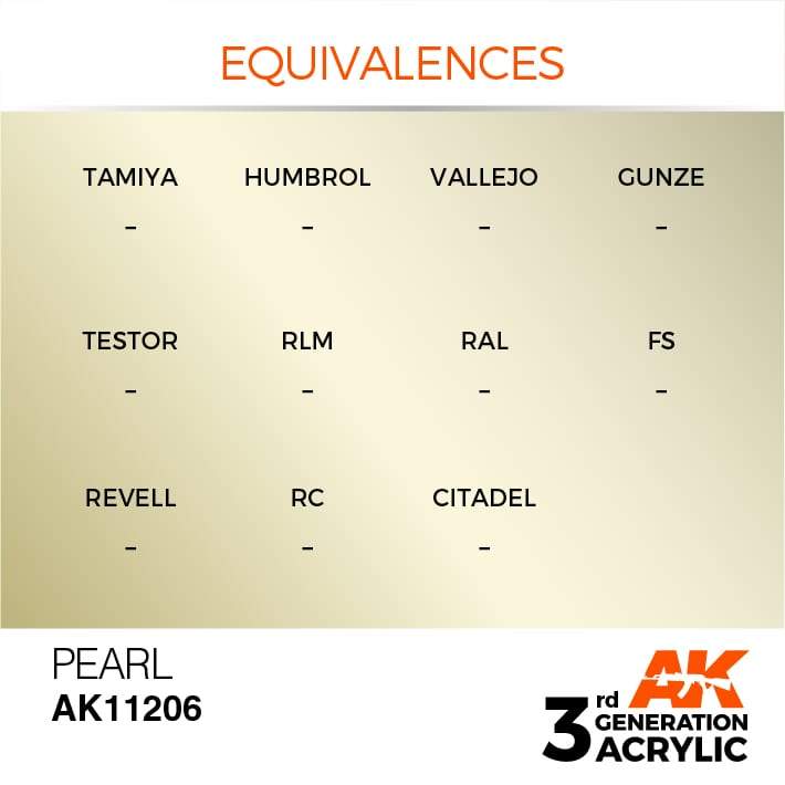 AK Interactive 3rd Gen Acrylic Pearl 17ml - Image 3