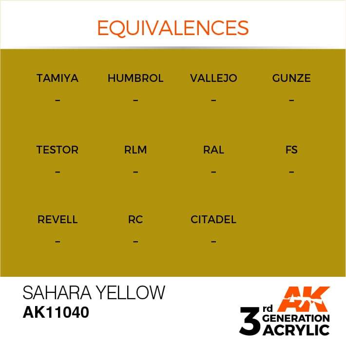 AK Interactive 3rd Gen Acrylic Sahara Yellow 17ml - Image 3
