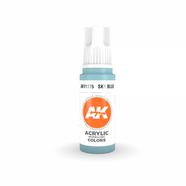 AK Interactive 3rd Gen Acrylic Sky Blue 17ml - Image 2