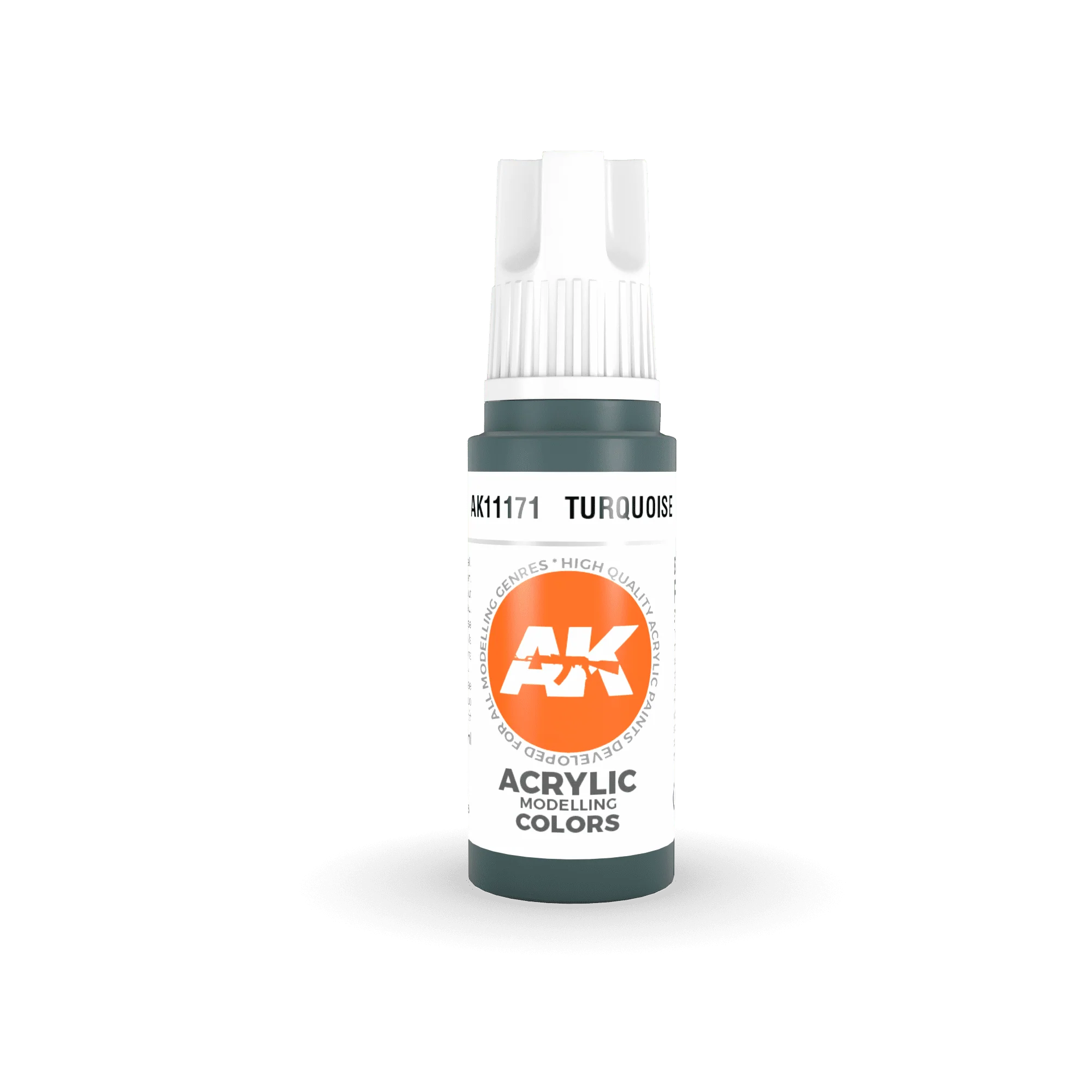 AK Interactive 3rd Gen Acrylic Turquoise 17ml - Image 2