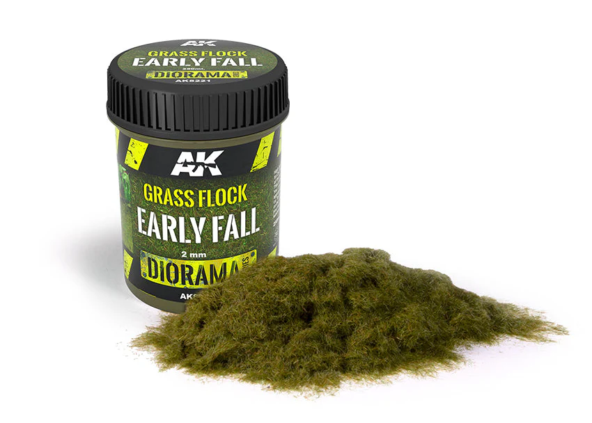 AK Interactive Grass Flock 2mm EARLY FALL