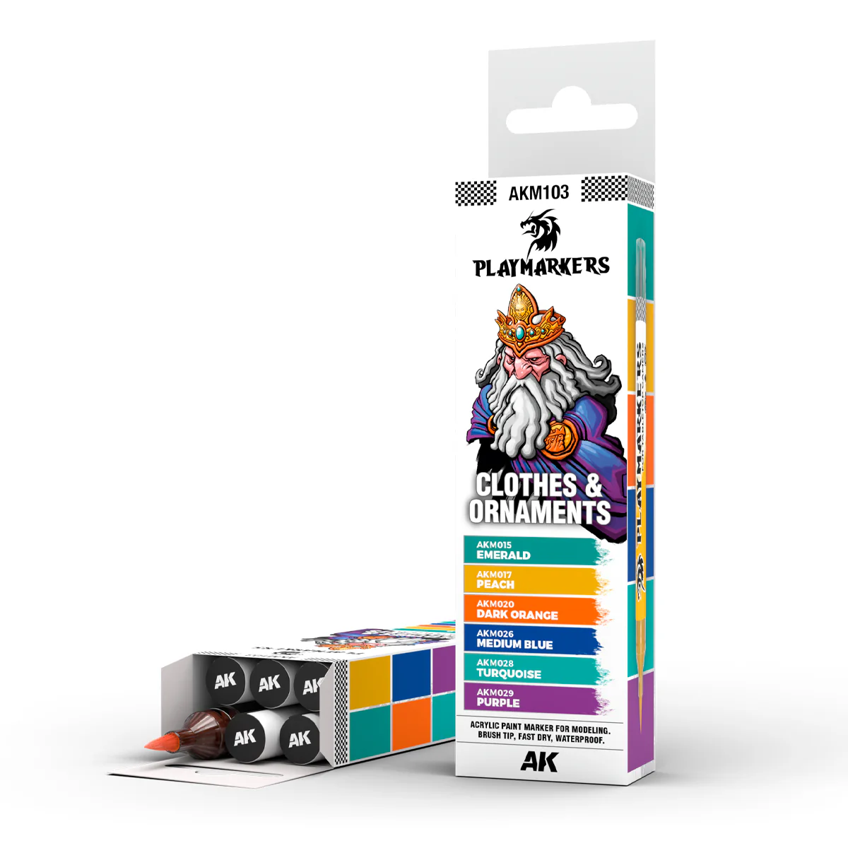 AK Interactive Playmarkers Set - Clothes & Ornaments (6 Ref.) - Image 2
