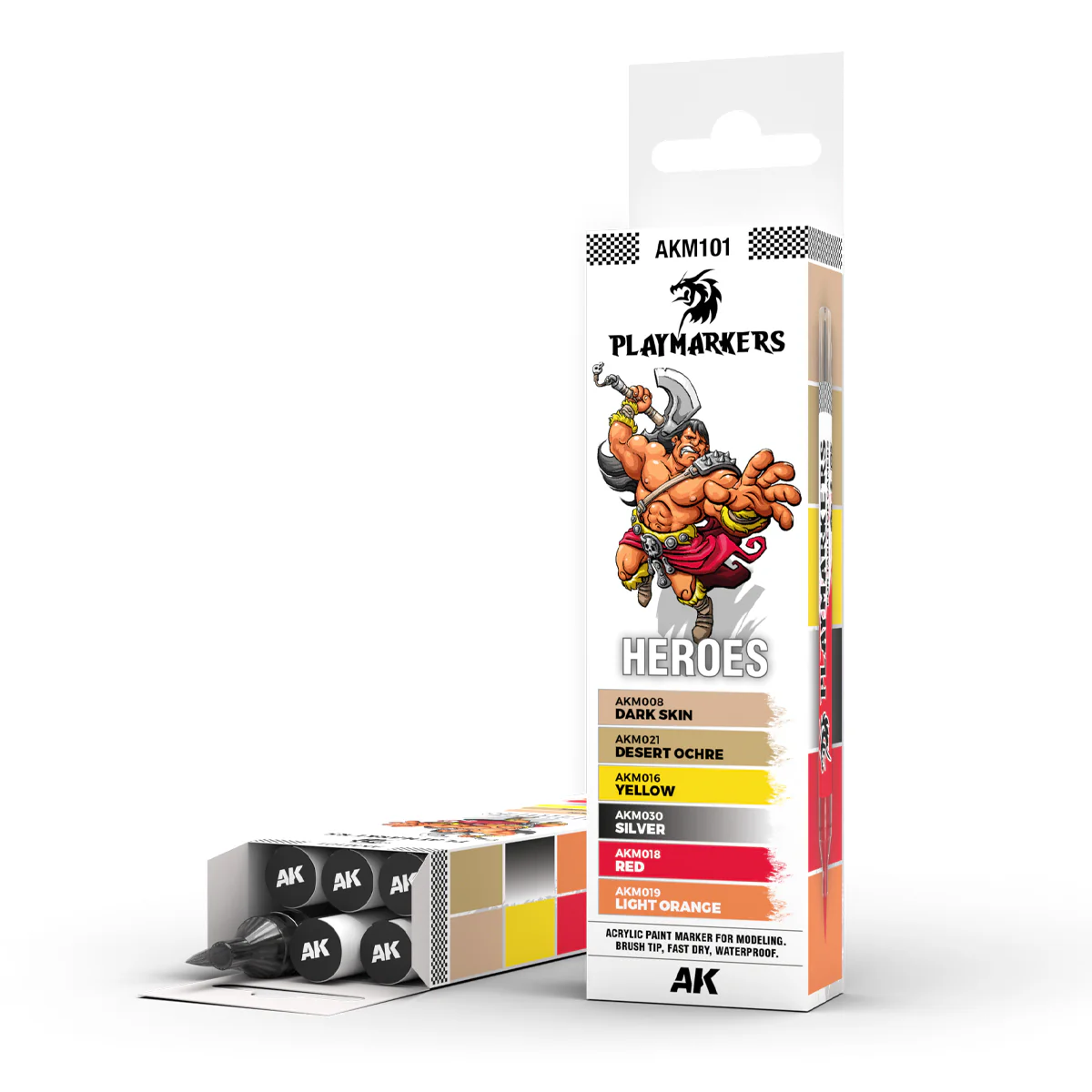AK Interactive Playmarkers Set - Heroes (6 Ref.) - Image 2