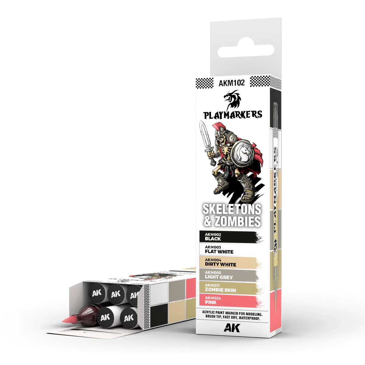 AK Interactive Playmarkers Set - Skeletons & Zombies (6 Ref.) - Image 2